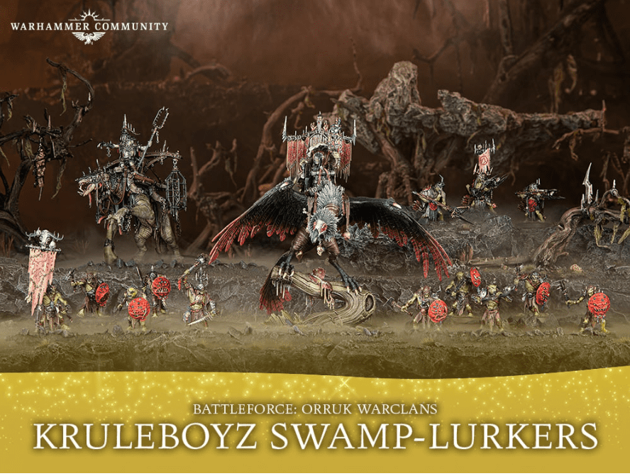 Warhammer Age Of Sigmar Orruks Warclans Kruleboyz Swamp-Lurkers