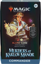 Load image into Gallery viewer, Murders at Karlov Manor Commander Deck MKM MTG
