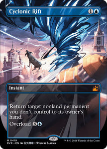 Cyclonic Rift (Anime Borderless) #419 - Ravnica Remastered – Layton Gaming