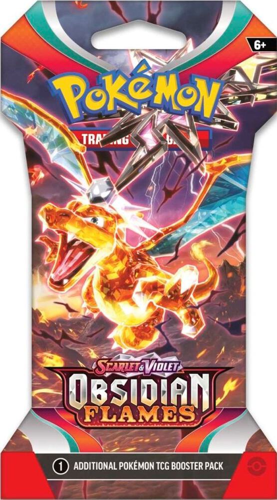 Pokemon Obsidian Flames Booster Pack Sleeved