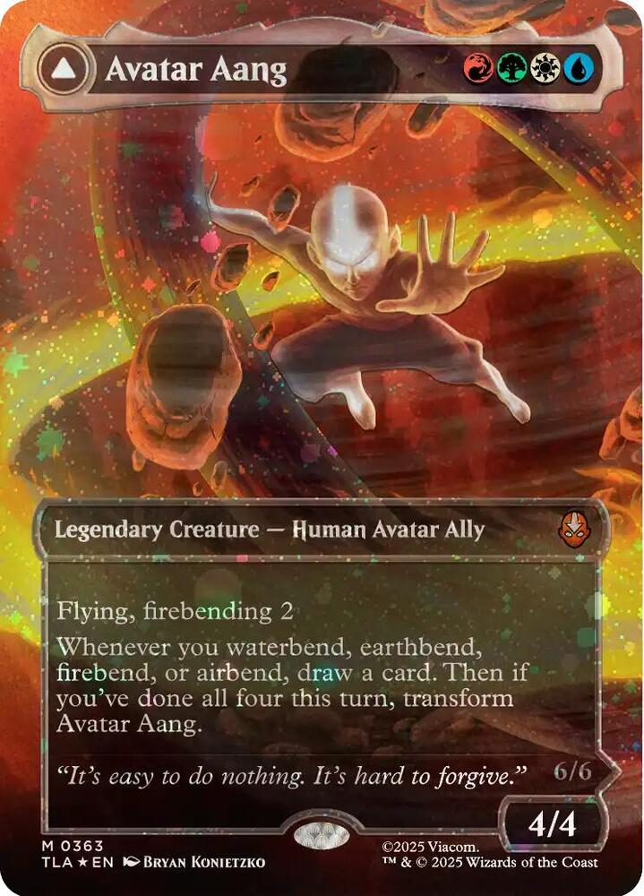 Avatar Aang (Raised Foil) #363 - Avatar: The Last Airbender – Layton Gaming