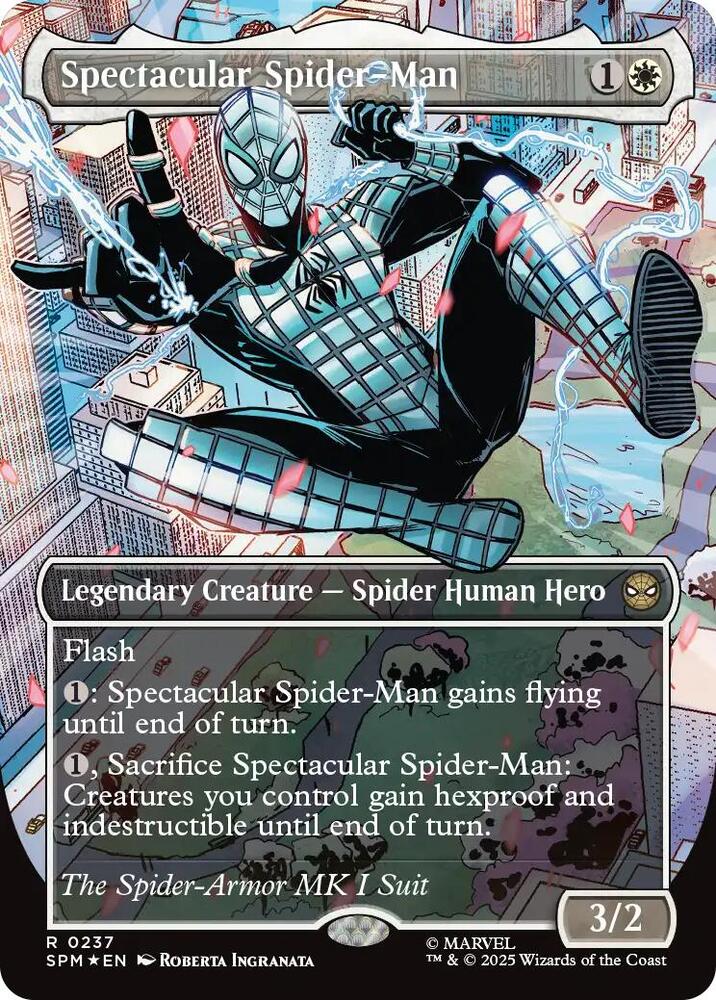 Spectacular Spider-Man (0237) (Borderless) (Textured Foil) - Marvel's ...