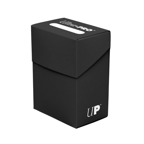 Black Ultra Pro Deck Box 80+ Solid for Pokémon cards and Magic: The Gathering decks