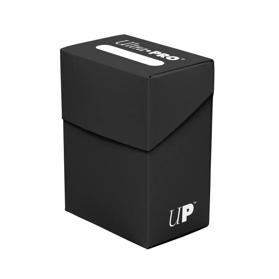 Black Ultra Pro Deck Box 80+ Solid for Pokémon cards and Magic: The Gathering decks