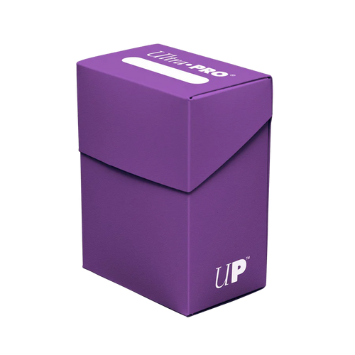 Purple Ultra Pro Deck Box 80+ Solid for Pokémon cards and Magic: The Gathering decks