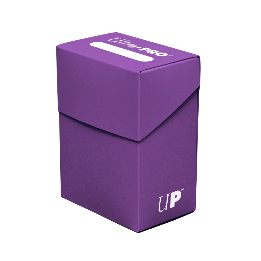 Purple Ultra Pro Deck Box 80+ Solid for Pokémon cards and Magic: The Gathering decks