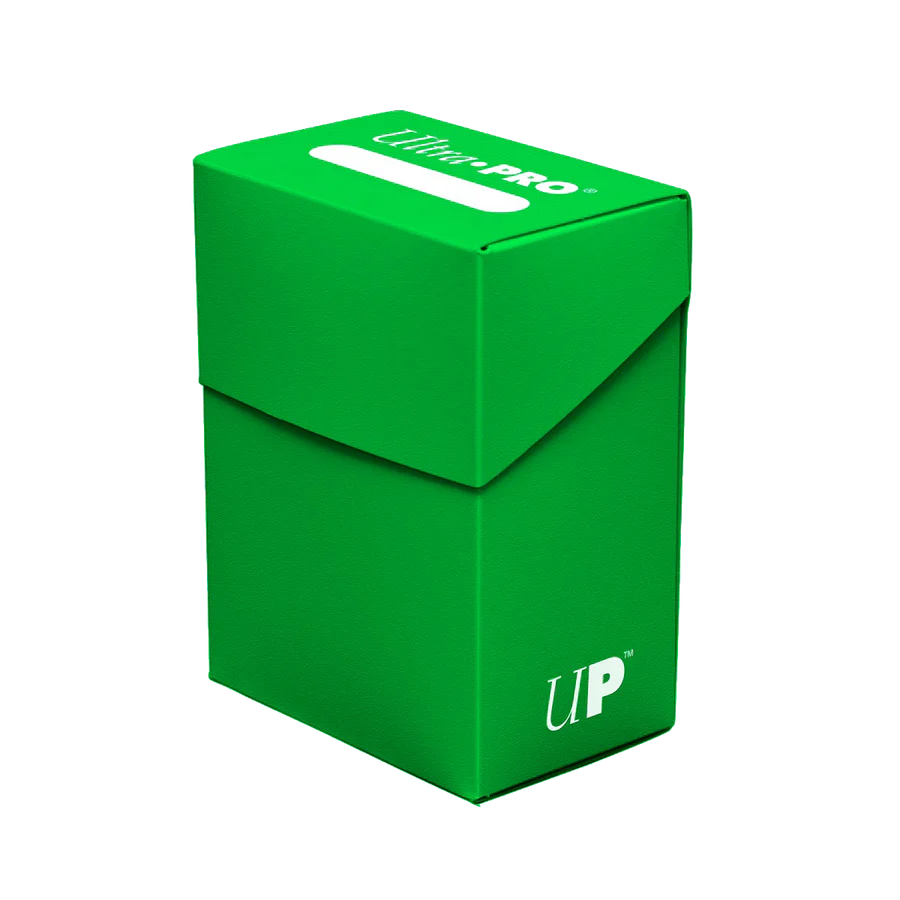 Deckbox Ultra Pro 80+ Solid Lime Green