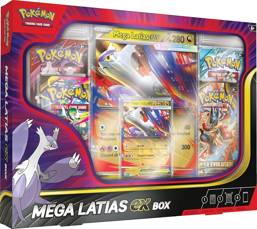 Pokemon Mega Evolutions ME1 Mega Latias ex Box