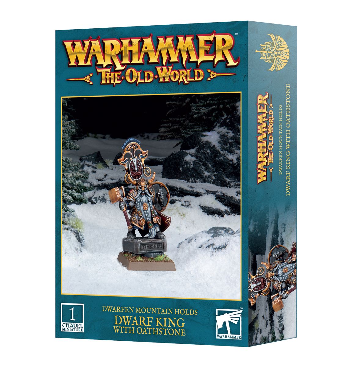 Dwarfen Mountain Holds: Dwarf King with Oathstone – Layton Gaming