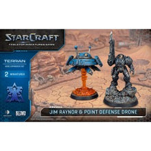 Load image into Gallery viewer, StarCraft TMG: Terran - Jim Raynor &amp; Point Defense Drone (Pre-Order) Release Date 8/07
