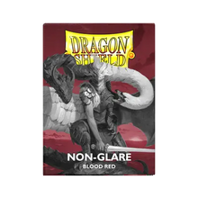 Load image into Gallery viewer, Dragon Shield Blood Red Matte Non-Glare Card Sleeves – Premium Protection for TCG, MTG, and Pokémon Cards
