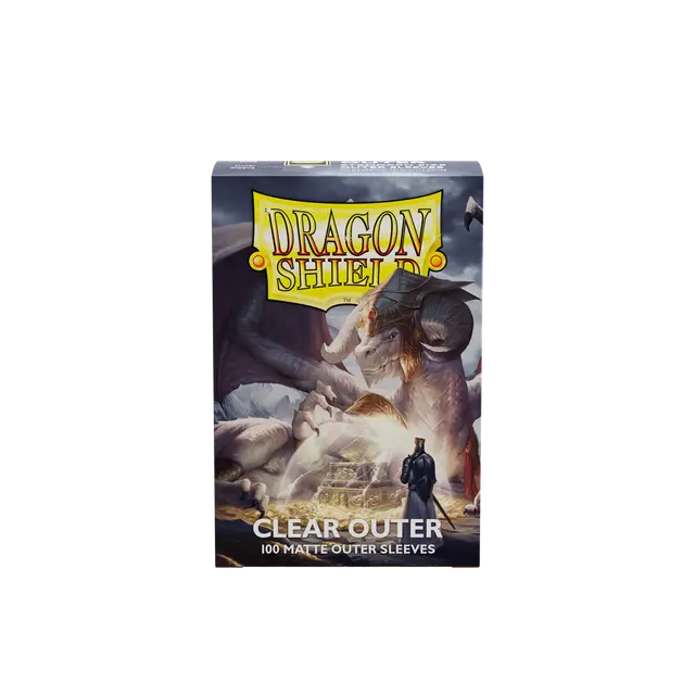 Dragon Shield Sleeves Matte Outer Clear 100ct