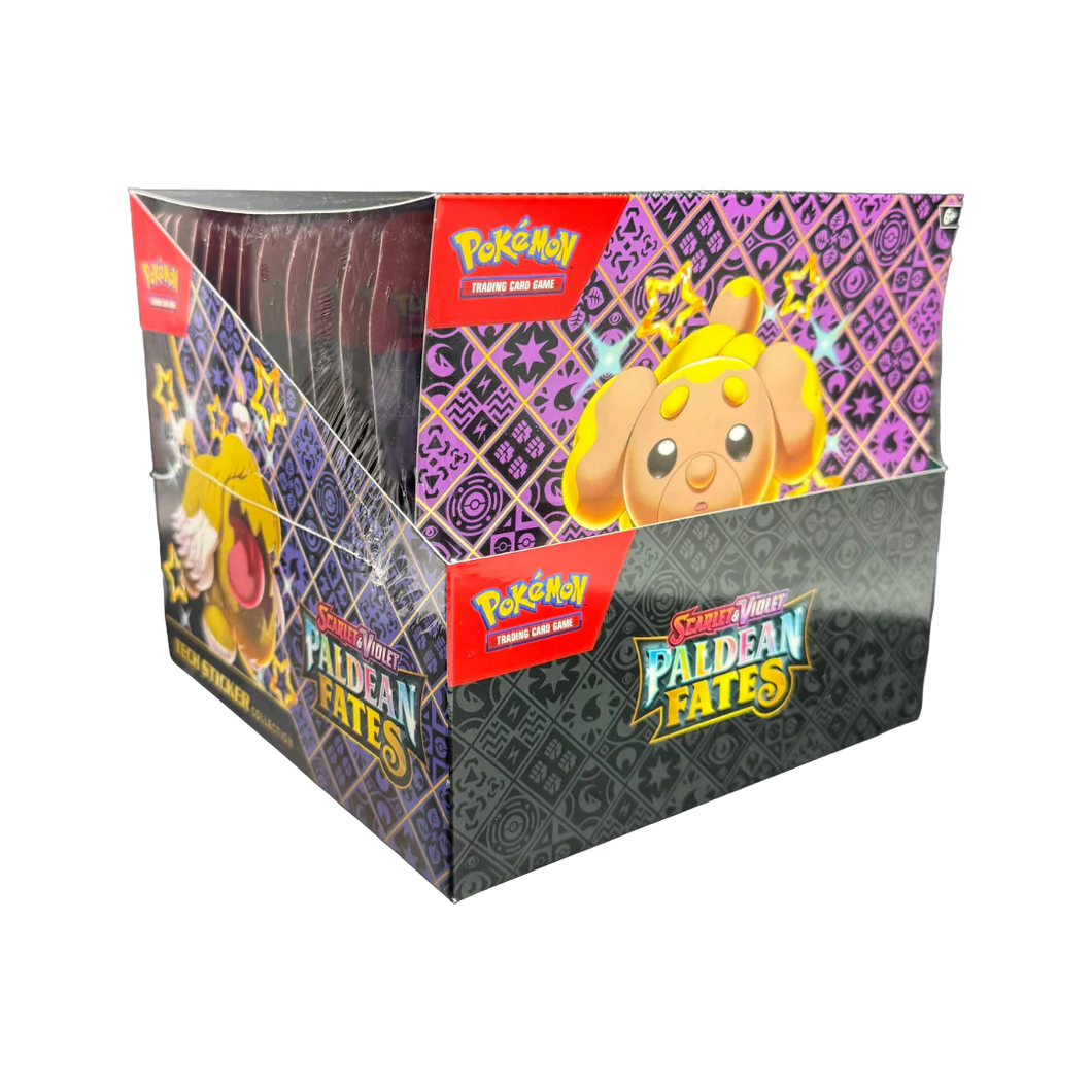 Paldean Fates Sticker Collection Sealed Display