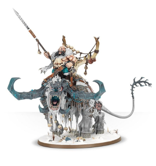 Warhammer Age Of Sigmar Ogor MawTribes Frost Lord On Stonehorn