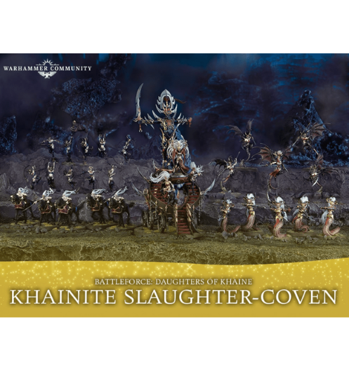 Warhammer Age Of Sigmar Daughters of Khaine Khainite Slaughter-Coven