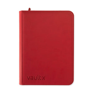 Fire Red Black Vault X binder for Pokemon TCG, MTG, and trading card players