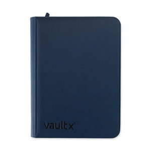 Royal Blue Black Vault X binder for Pokemon TCG, MTG, and trading card players