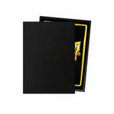 Dragon Shield Black Matte Non-Glare Card Sleeves – Premium Protection for TCG, MTG, and Pokémon Cards