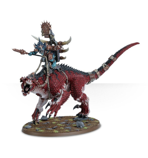 Seraphon Saurus Oldblood on Carnosaur