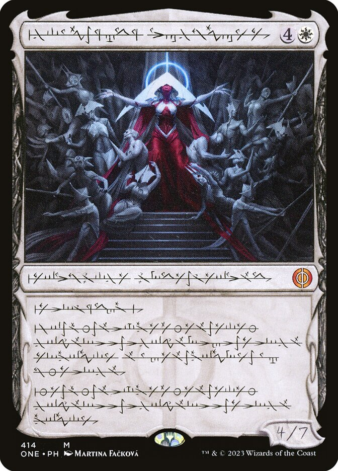 ELESH NORN, MOTHER OF MACHINES PHYREXIA: ALL WILL BE ONE #414 PHYREXIAN LANGUAGE NON FOIL MYTHIC