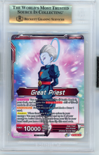 Load image into Gallery viewer, 2022 DRAGON BALL SUPER REALM OF THE GODS GREAT PRIEST // GREAT PRIEST, COMMANDER OF ANGELS U BGS 10
