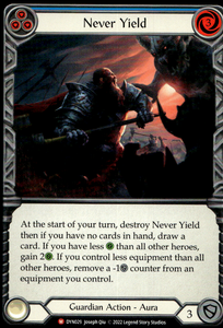 NEVER YIELD DYNASTY #029 NON FOIL