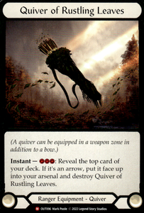 QUIVER OF RUSTLING LEAVES OUTSIDERS #096 COLD FOIL