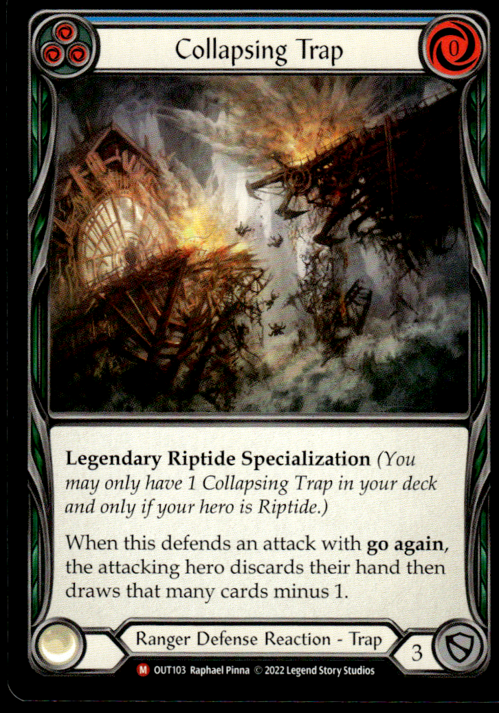 COLLAPSING TRAP OUTSIDERS #103 NON FOIL