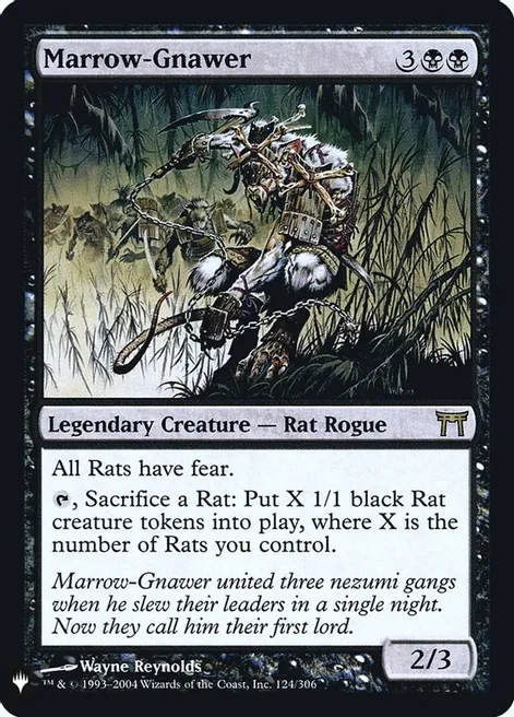 MARROW-GNAWER MYSTERY BOOSTER THE LIST #124 FOIL RARE