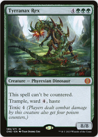 TYRRANAX REX PHYREXIA: ALL WILL BE ONE #189 NON FOIL MYTHIC