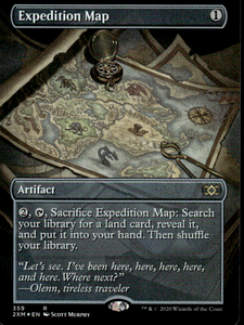 EXPEDITION MAP DOUBLE MASTERS #300 BORDERLESS FOIL RARE