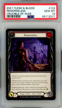 Load image into Gallery viewer, 2021 FLESH AND BLOOD CRUCIBLE OF WAR REMORSELESS PSA 10

