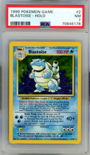 Load image into Gallery viewer, 1999 POKEMON GAME BLASTOISE HOLO UNLIMITED PSA 7
