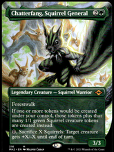 Load image into Gallery viewer, CHATTERFANG, SQUIRREL GENERAL MODERN HORIZONS 2 #316 BORDERLESS NON FOIL MYTHIC RARE
