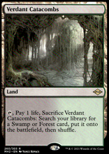 Load image into Gallery viewer, VERDANT CATACOMBS MODERN HORIZONS 2 #260 NON FOIL RARE
