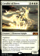 Load image into Gallery viewer, CAVALIER OF DAWN CORE SET 2020 UNIVERSAL PROMO PACK #10P NON FOIL MYTHIC
