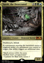 Load image into Gallery viewer, YAROK, THE DESECRATED CORE SET 2020 #220 NON FOIL MYTHIC RARE
