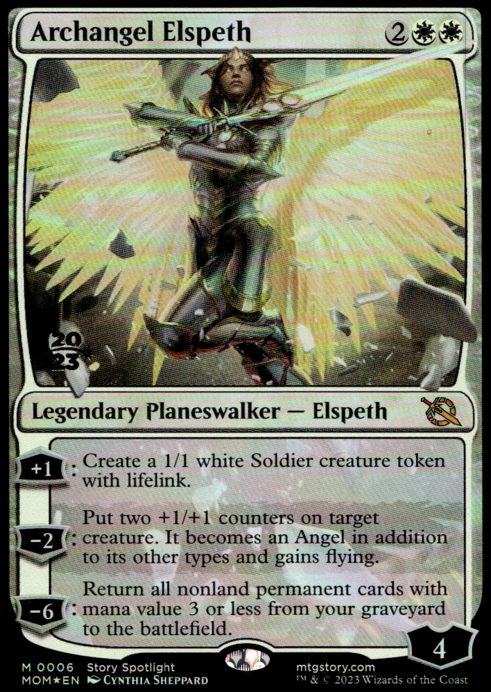 ARCHANGEL ELSPETH MARCH OF THE MACHINE #6 FOIL MYTHIC