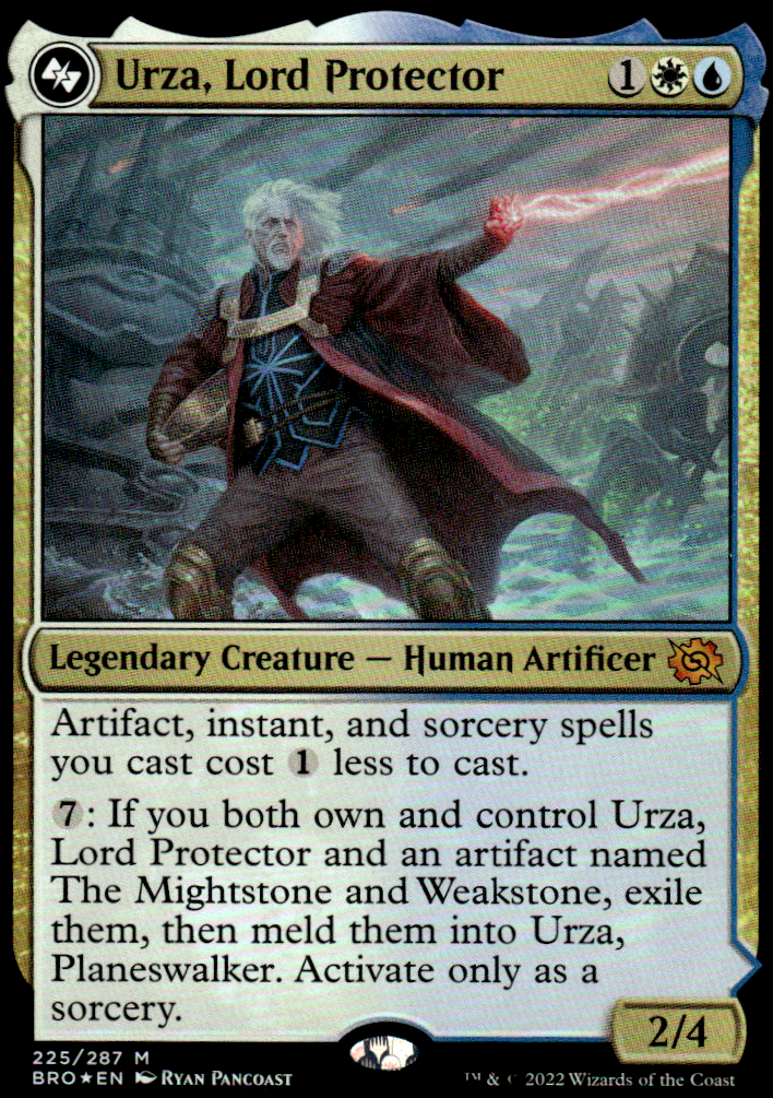 URZA, LORD PROTECTOR THE BROTHERS' WAR #225 MYTHIC RARE