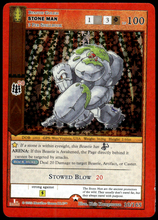Load image into Gallery viewer, STONE MAN WILDERNESS FIRST EDITION #10/165 FULL HOLO
