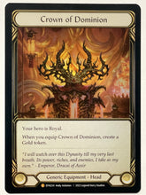 Load image into Gallery viewer, CROWN OF DOMINION (RAINBOW FOIL) FLESH AND BLOOD DYNASTY DYN #234
