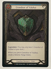 Load image into Gallery viewer, GRANDEUR OF VALAHAI (COLD FOIL) FLESH AND BLOOD EVERFEST 1ST EDITION EVR #0
