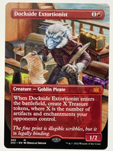 Load image into Gallery viewer, DOCKSIDE EXTORTIONIST (BORDERLESS) MAGIC THE GATHERING DOUBLE MASTERS 2022 2X2 #360
