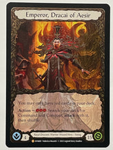 Load image into Gallery viewer, EMPORER, DRACAI OF AESIR (COLD FOIL) FLESH AND BLOOD DYNASTY DYN #1
