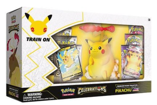 Pokemon Celebrations Premium Figure Collection Pikachu VMax Box