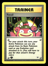 Load image into Gallery viewer, RECALL GYM HEROES #116 NON HOLO 1ST EDITION UNCOMMON
