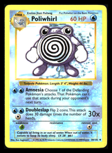 Load image into Gallery viewer, POLIWHIRL BASE SET #38 NON HOLO SHADOWLESS UNCOMMON
