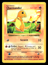 Load image into Gallery viewer, CHARMANDER BASE SET #46 NON HOLO SHADOWLESS COMMON
