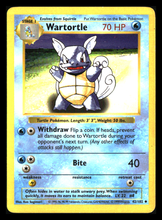 Load image into Gallery viewer, WARTORTLE BASE SET #42 NON HOLO SHADOWLESS UNCOMMON

