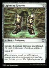 Load image into Gallery viewer, LIGHTNING GREAVES STREETS OF NEW CAPENNA COMMANDER #371 NON FOIL UNCOMMON
